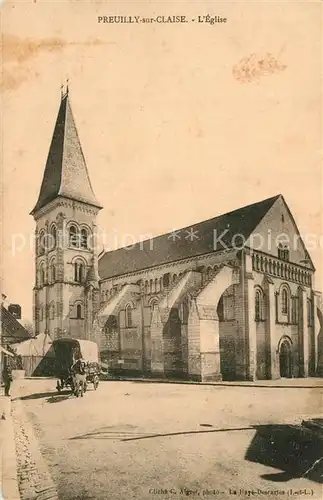 AK / Ansichtskarte Preuilly sur Claise Eglise Preuilly sur Claise