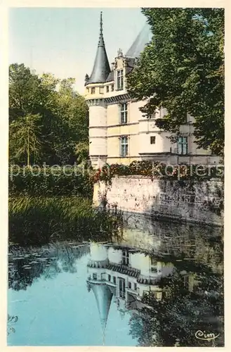 AK / Ansichtskarte Azay le Rideau Le Chateau National Coin du Parc  Azay le Rideau