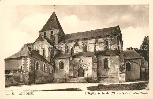 AK / Ansichtskarte Amboise Eglise St Denis Amboise