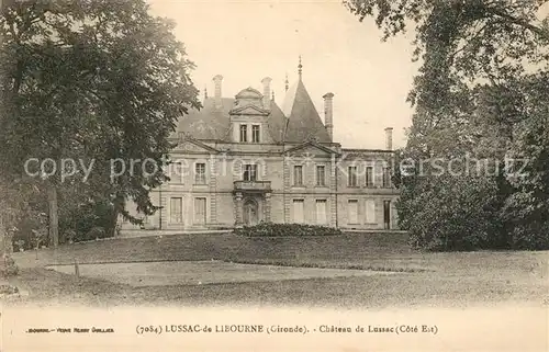 AK / Ansichtskarte Lussac_Gironde Chateau de Lussac Lussac Gironde
