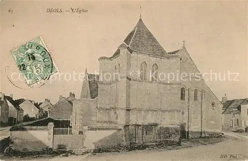 AK / Ansichtskarte Deols Eglise Deols