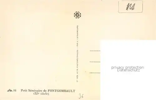 AK / Ansichtskarte Fontgombault Eglise Fontgombault