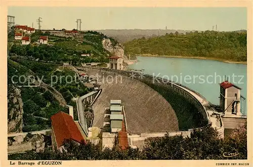 AK / Ansichtskarte Eguzon Chantome Le Barrage Eguzon Chantome