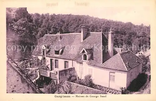 AK / Ansichtskarte Gargilesse Dampierre Maison de George Sand Gargilesse Dampierre