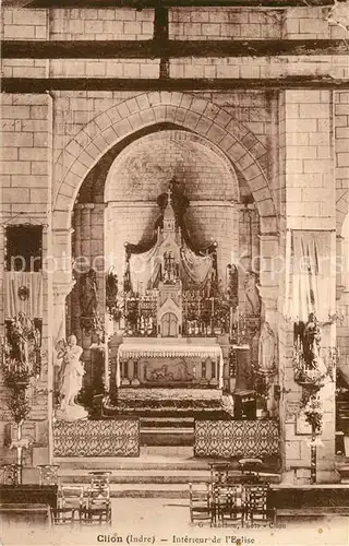 AK / Ansichtskarte Clion_Indre Eglise Clion Indre