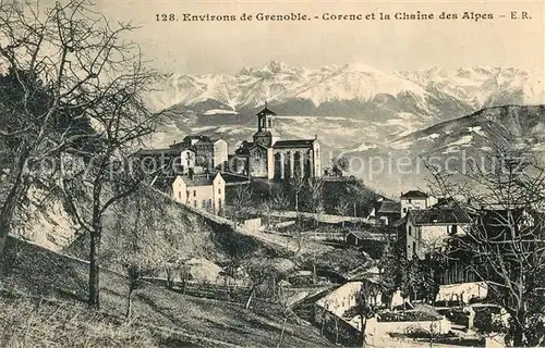 AK / Ansichtskarte Corenc et la Chaine des Alpes Corenc
