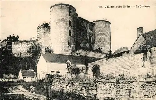 AK / Ansichtskarte Villentrois Chateau Villentrois