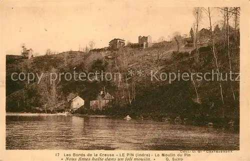 AK / Ansichtskarte Le_Pin_Indre Les Bords de la Creuse Le_Pin_Indre