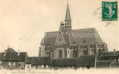 AK / Ansichtskarte Montresor Eglise des Bastarnay Montresor