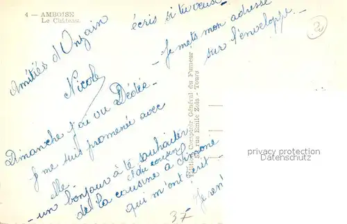 AK / Ansichtskarte Amboise Chateau Amboise