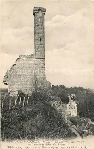 AK / Ansichtskarte Rochecorbon Chateau de Robert des Roches Rochecorbon