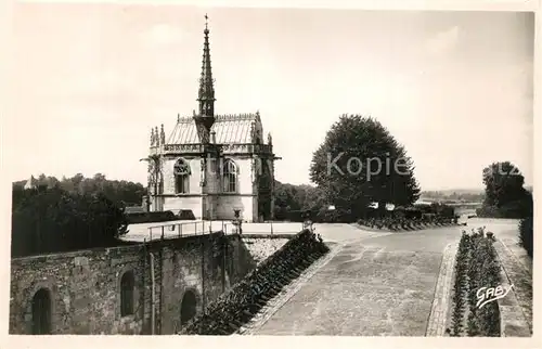 AK / Ansichtskarte Amboise Chateau et Chapelle  Amboise