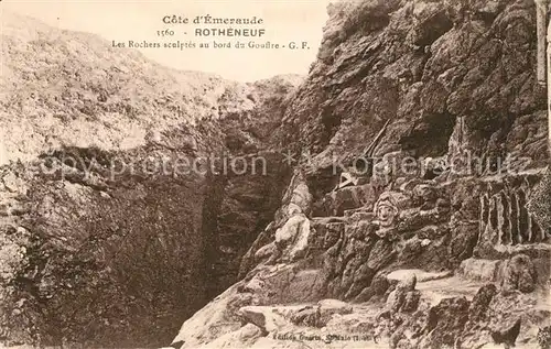 AK / Ansichtskarte Rotheneuf Les Rochers sculpt Rotheneuf