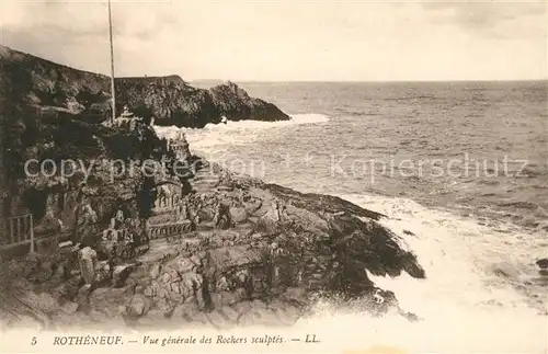 AK / Ansichtskarte Rotheneuf Les Rochers sculpt Rotheneuf