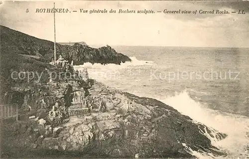 AK / Ansichtskarte Rotheneuf Les Rochers sculpt Rotheneuf
