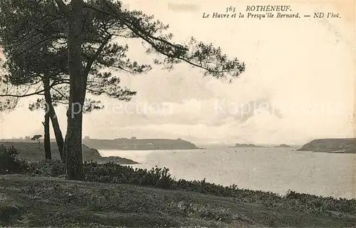 AK / Ansichtskarte Rotheneuf Le Havre et la Presquile Bernard Rotheneuf