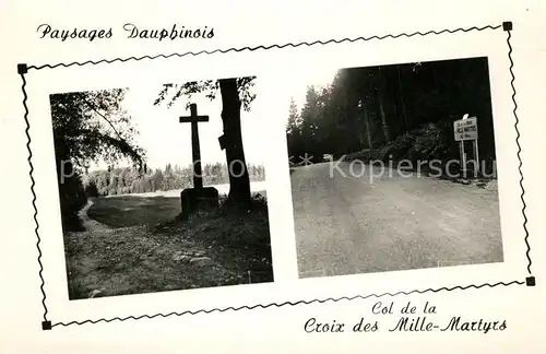 AK / Ansichtskarte Saint Geoire en Valdaine Croix des Mille Martyrs Saint Geoire en Valdaine