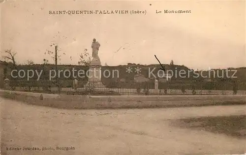 AK / Ansichtskarte Saint Quentin Fallavier Monument Saint Quentin Fallavier