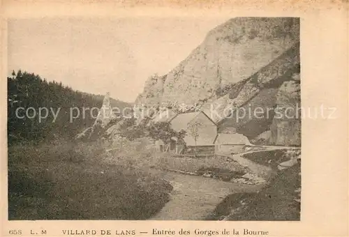 AK / Ansichtskarte Villard de Lans Entr?e des Gorges de la Bourne Villard de Lans