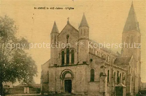AK / Ansichtskarte Saint Andre le Gaz Eglise Saint Andre le Gaz