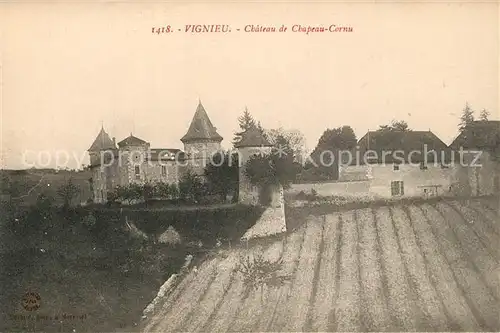 AK / Ansichtskarte Vignieu Chateau de Chapeau Cornu Vignieu