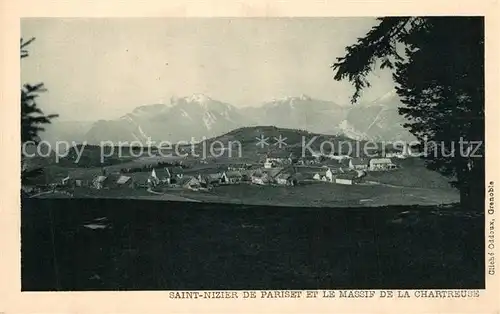 AK / Ansichtskarte Saint Nizier du Moucherotte et Massif de la Chartreuse Saint Nizier du Moucherotte