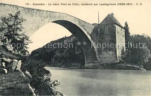 AK / Ansichtskarte Claix_Isere Vieux Pont Claix_Isere