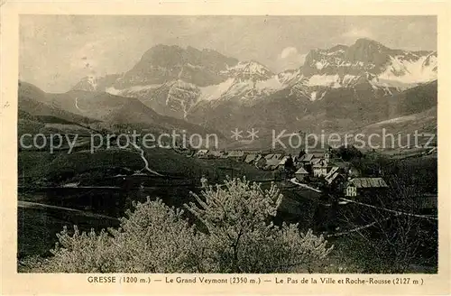 AK / Ansichtskarte Gresse en Vercors Le Grand Veymont Gresse en Vercors