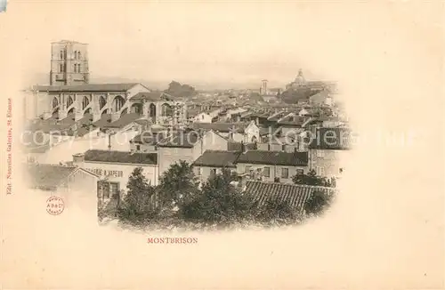 AK / Ansichtskarte Montbrison_Loire Panorama Eglise Notre Dame Montbrison Loire