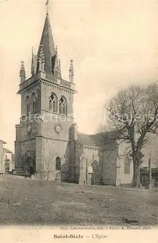 AK / Ansichtskarte Saint Sixte_Loire Eglise Saint Sixte Loire