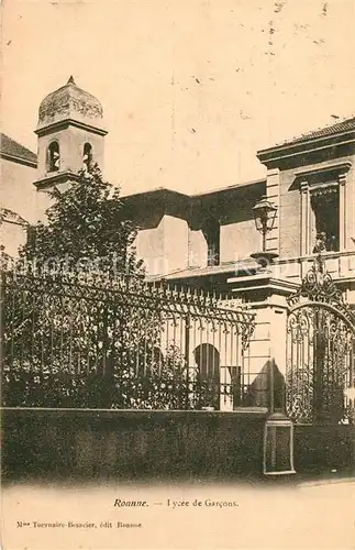 AK / Ansichtskarte Roanne_Loire Lycee de Garcons Roanne Loire