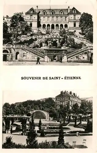 AK / Ansichtskarte Saint Etienne_Loire Ecole des Beaux Arts et Jardin du Rond Point Saint Etienne Loire