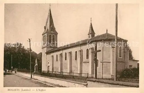 AK / Ansichtskarte Moliets et Maa Eglise Monument Moliets et Maa