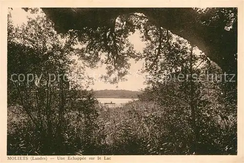 AK / Ansichtskarte Moliets et Maa Une echapee sur le lac Moliets et Maa