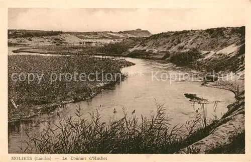 AK / Ansichtskarte Moliets et Maa Paysage Le Courant d Huchet Moliets et Maa