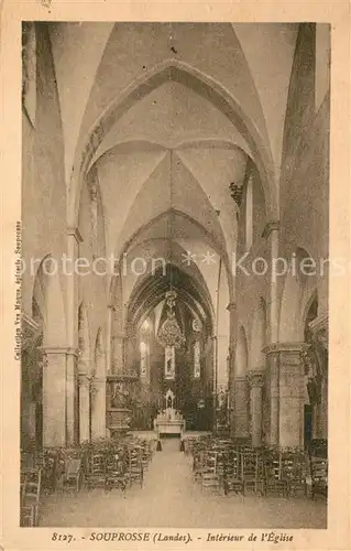 AK / Ansichtskarte Souprosse Interieur de l Eglise Souprosse