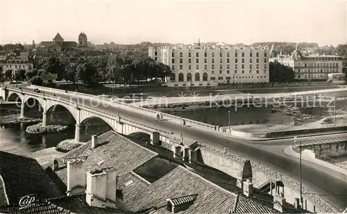 AK / Ansichtskarte Dax_Landes Vue generale Pont Dax_Landes