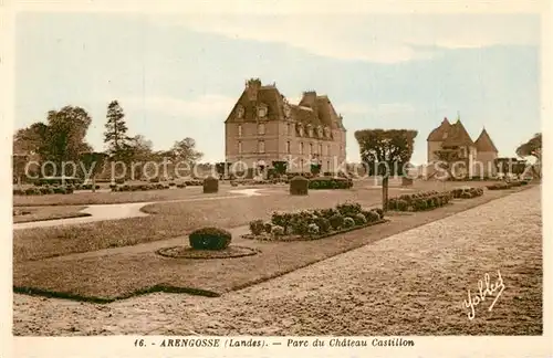 AK / Ansichtskarte Arengosse Parc du Chateau Castillon Arengosse