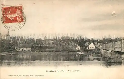 AK / Ansichtskarte Chatres sur Cher Vue generale Pont Chatres sur Cher