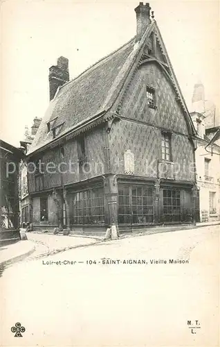 AK / Ansichtskarte Saint Aignan_Loir et Cher Vieille Maison Saint Aignan Loir et Cher