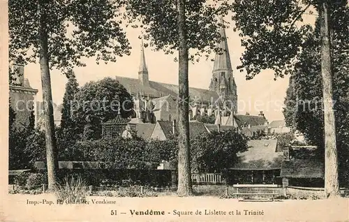 AK / Ansichtskarte Vendome Square de Lislette et la Trinite Vendome