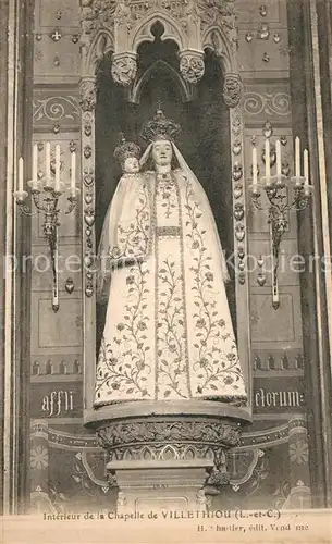 AK / Ansichtskarte Saint Amand Longpre Interieur de la Chapelle de Villethiou Saint Amand Longpre