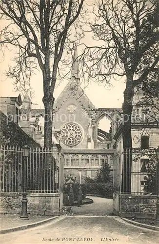 AK / Ansichtskarte Pontlevoy Ecole Entree Pontlevoy