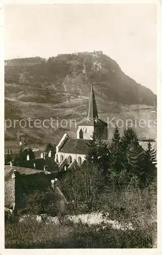 AK / Ansichtskarte Salins les Bains Eglise Saint Anatole et Fort Saint Andre Salins les Bains