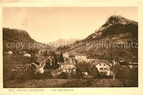 AK / Ansichtskarte Salins les Bains Vue generale Salins les Bains