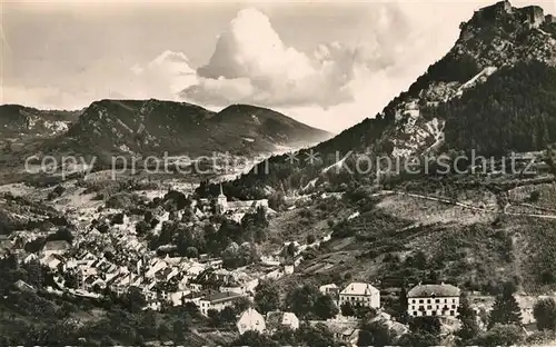 AK / Ansichtskarte Salins les Bains Vue generale Fort Belin et Mont Poupet Paysage Salins les Bains