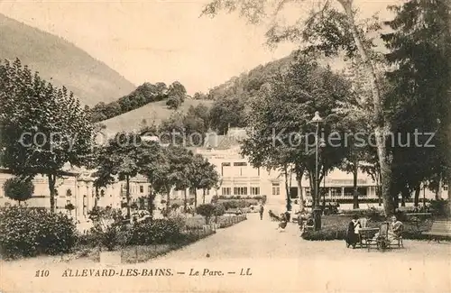 AK / Ansichtskarte Allevard_les_Bains_Isere Parc Allevard_les_Bains_Isere
