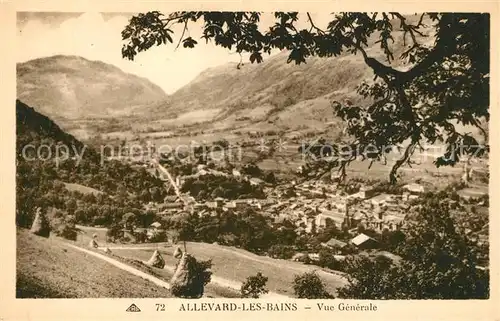 AK / Ansichtskarte Allevard_les_Bains_Isere Vue generale Allevard_les_Bains_Isere