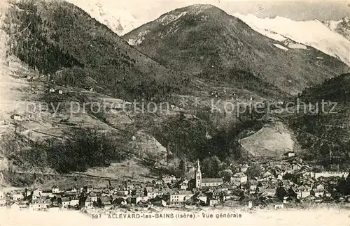 AK / Ansichtskarte Allevard_les_Bains_Isere Vue generale Alpes Allevard_les_Bains_Isere
