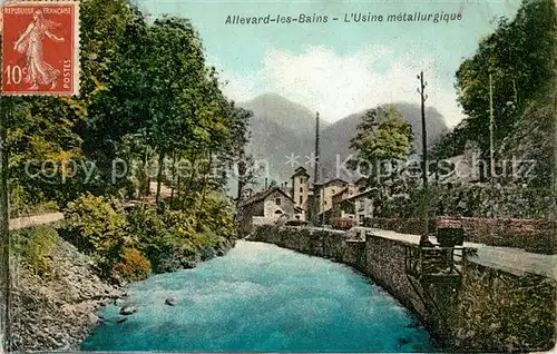 AK / Ansichtskarte Allevard_les_Bains_Isere Usine metallurgique Allevard_les_Bains_Isere